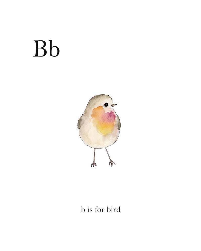 Bb Is For Bird art print by Leah Straatsma for $57.95 CAD