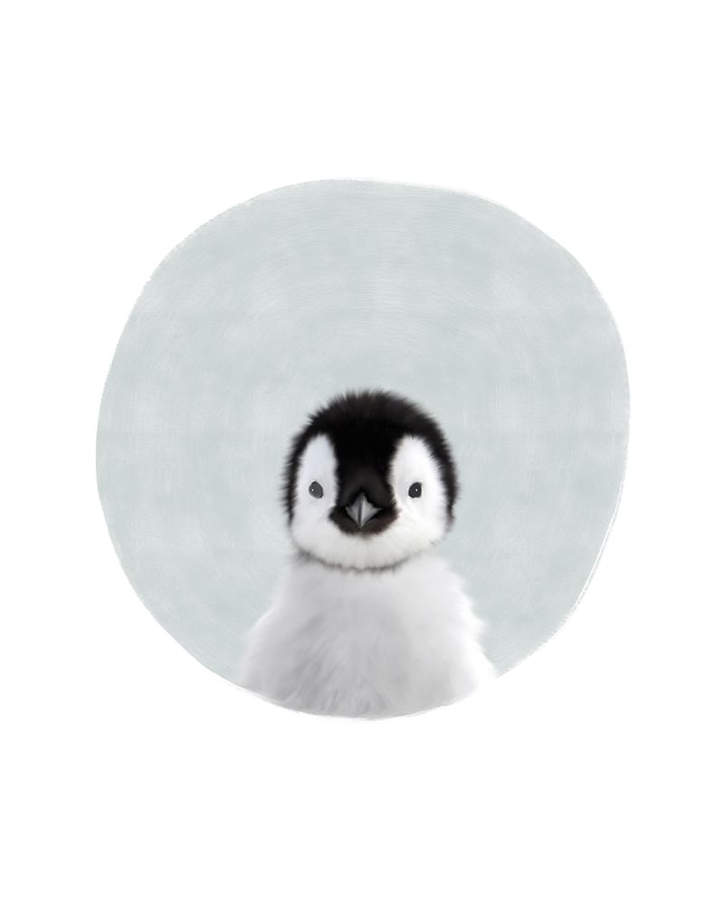 Baby Penguin Circle art print by Leah Straatsma for $57.95 CAD