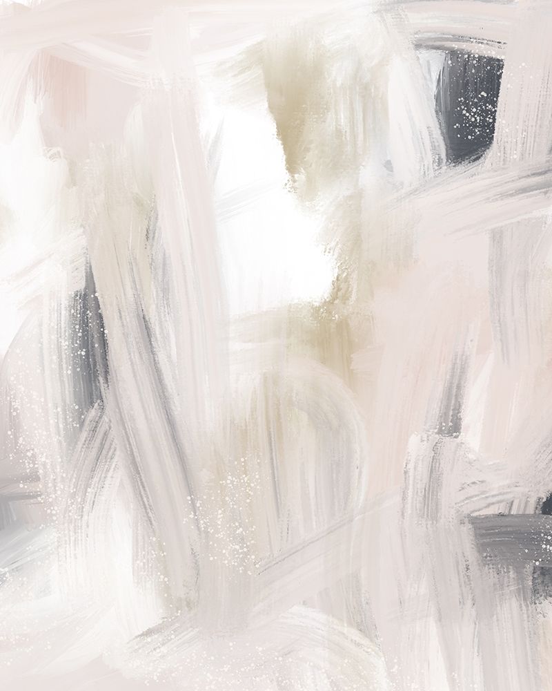 Blush and Gold and Blue Grey art print by Leah Straatsma for $57.95 CAD