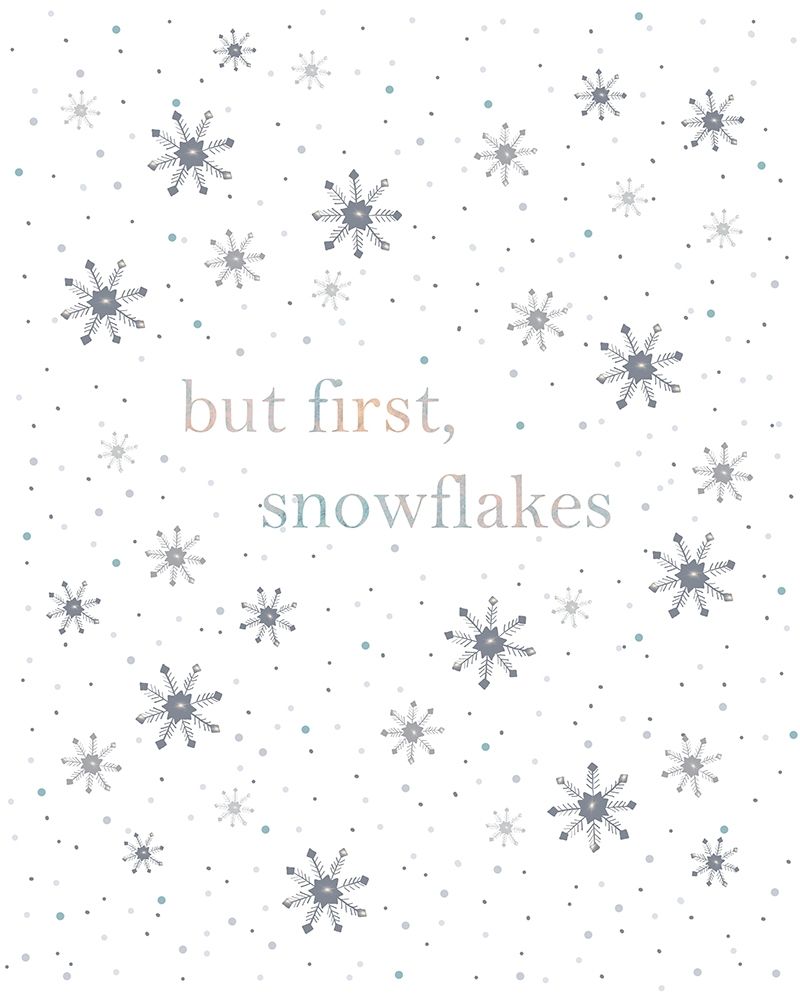 But First Snowflakes art print by Leah Straatsma for $57.95 CAD