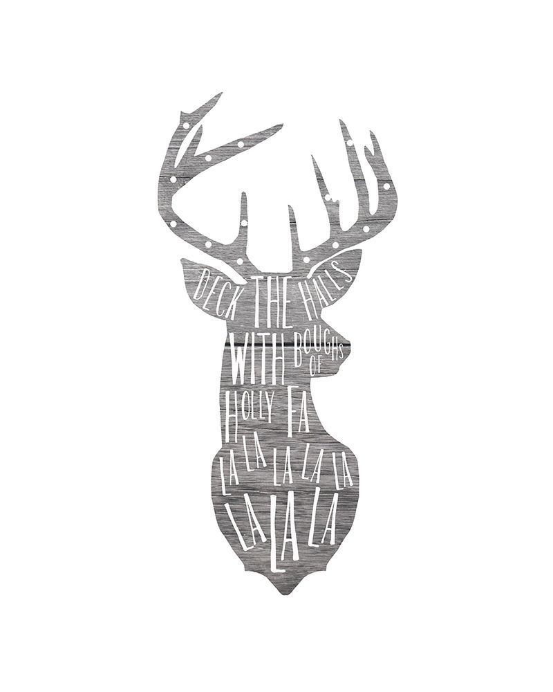 Deck The Deer art print by Leah Straatsma for $57.95 CAD