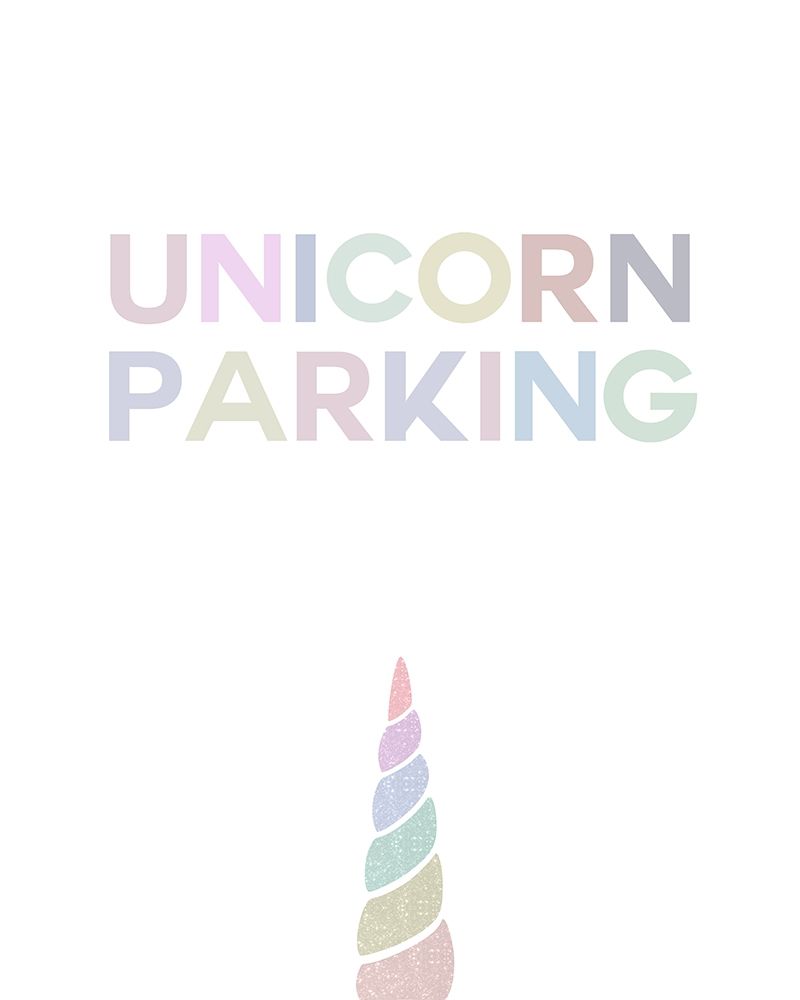 Unicorn Parking art print by Leah Straatsma for $57.95 CAD