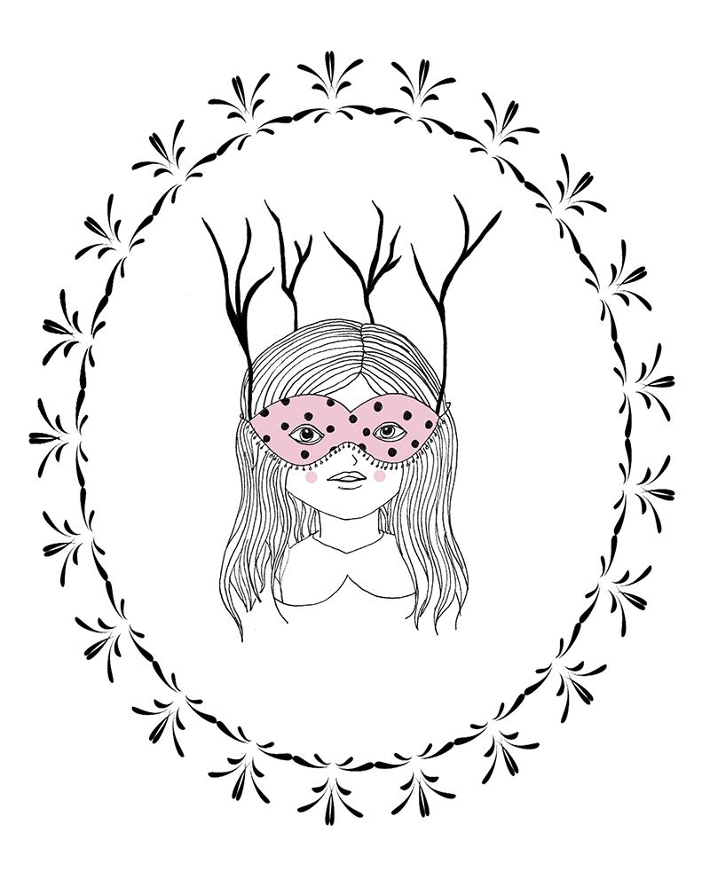 Woodland Girl Art art print by Leah Straatsma for $57.95 CAD