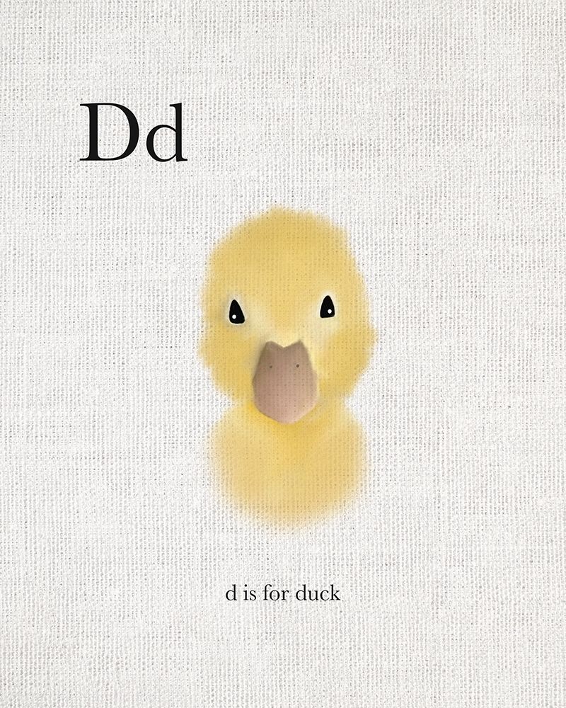 D is for Duck art print by Leah Straatsma for $57.95 CAD
