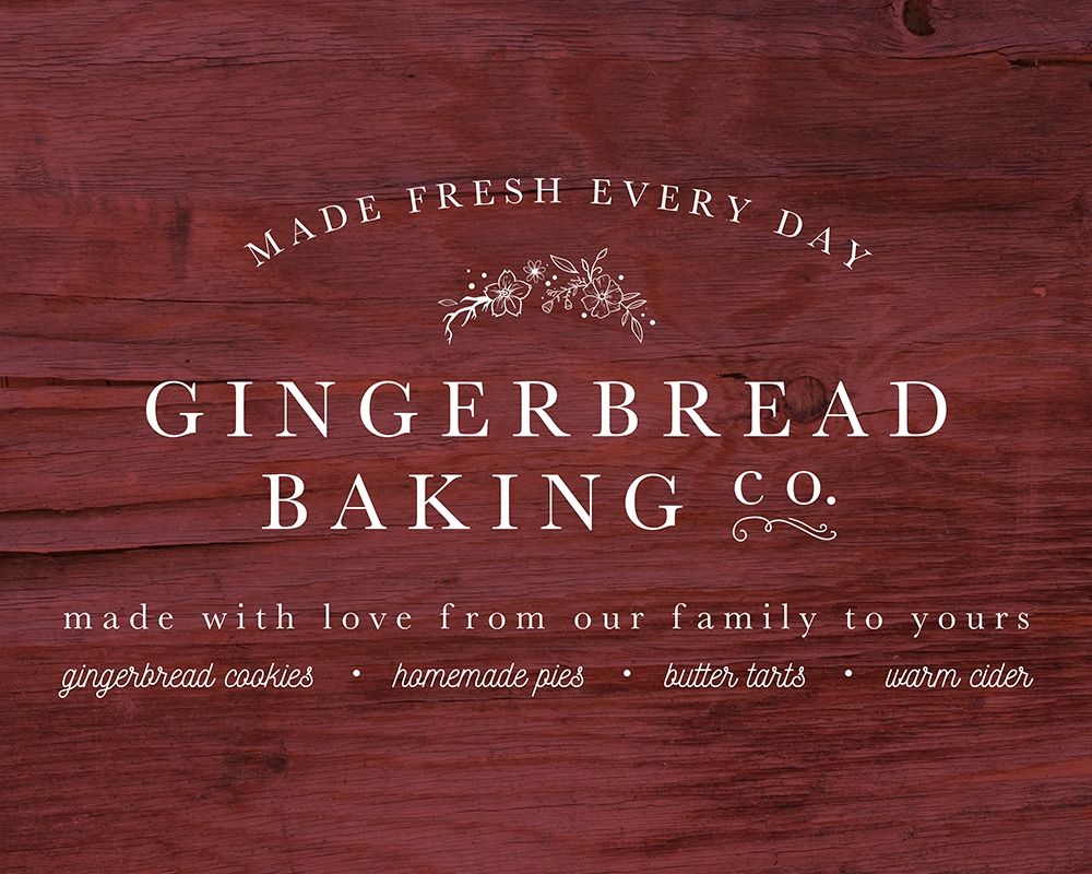 Red Gingerbread art print by Leah Straatsma for $57.95 CAD