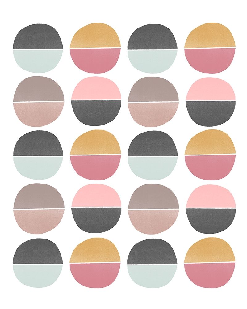 Circle Friends Abstract art print by Leah Straatsma for $57.95 CAD
