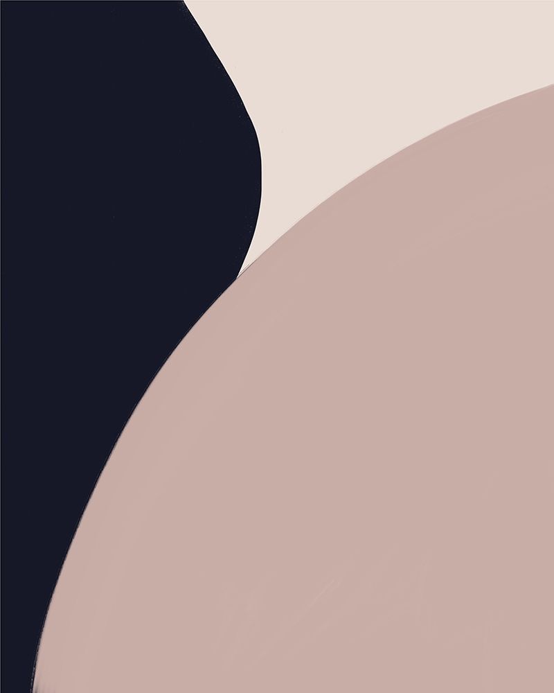 Navy Rose Abstract 1 art print by Leah Straatsma for $57.95 CAD