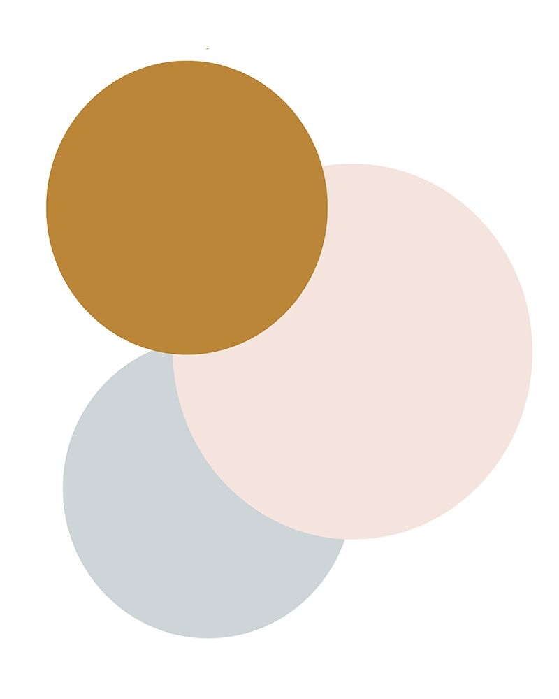 Jewel Abstract Circles art print by Leah Straatsma for $57.95 CAD
