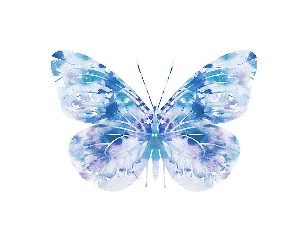Blue Butterfly 1 art print by Leah Straatsma for $57.95 CAD