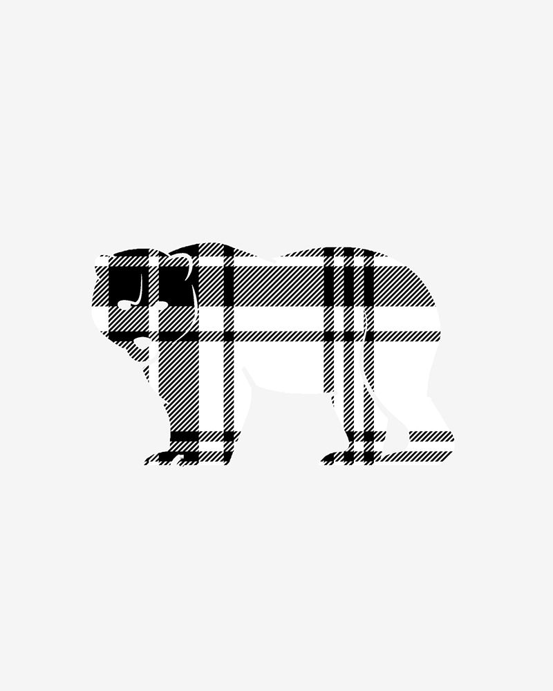 Tartan Bear art print by Leah Straatsma for $57.95 CAD
