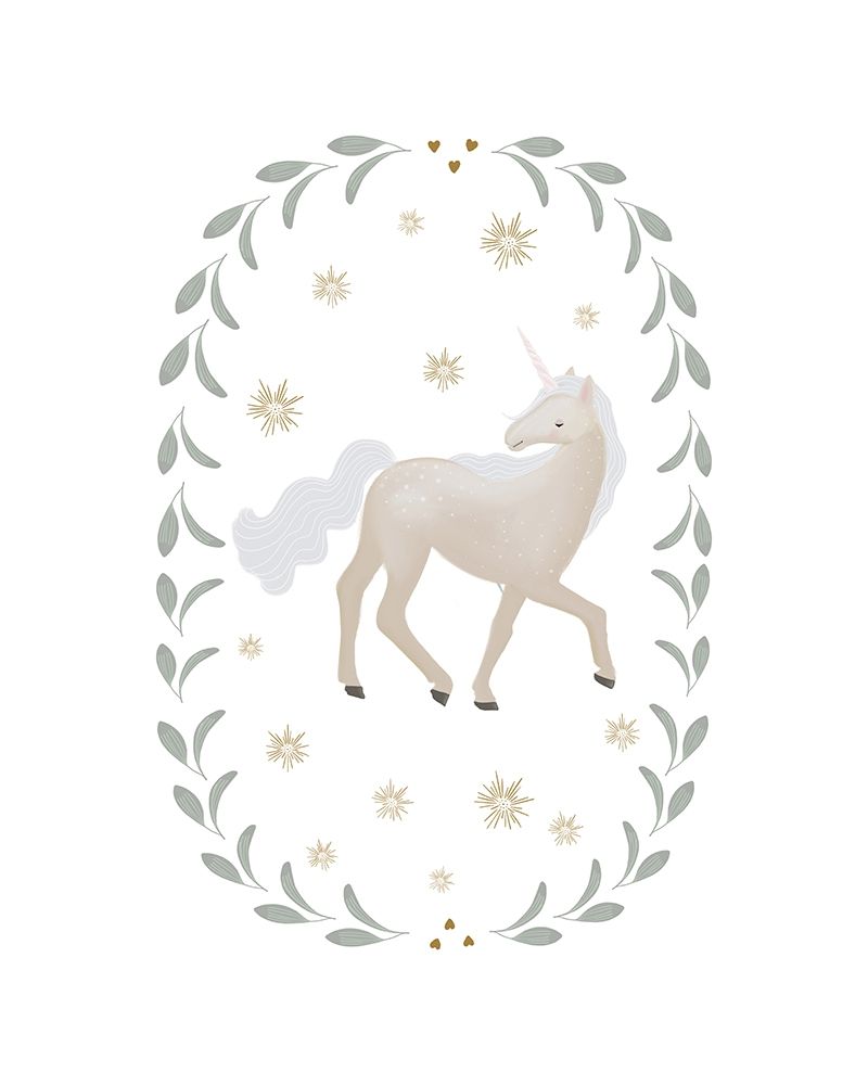 Unicorn Garland art print by Leah Straatsma for $57.95 CAD