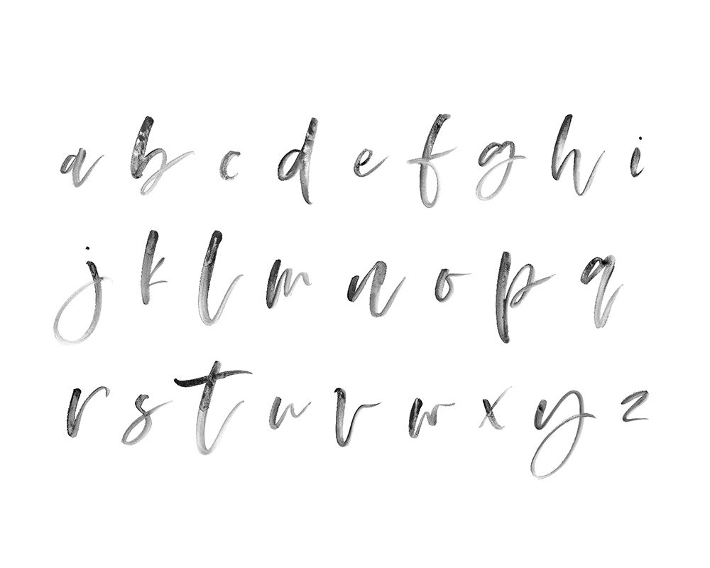 Alphabet art print by Leah Straatsma for $57.95 CAD