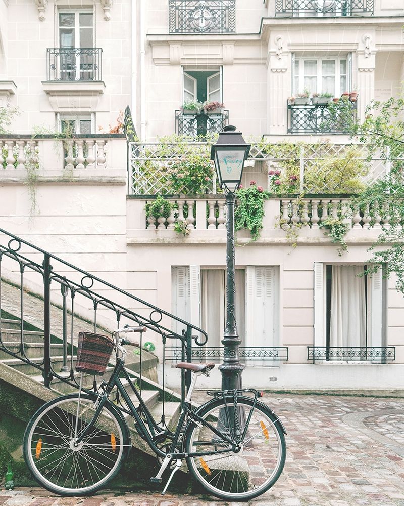 Bicylce in Paris art print by Leah Straatsma for $57.95 CAD