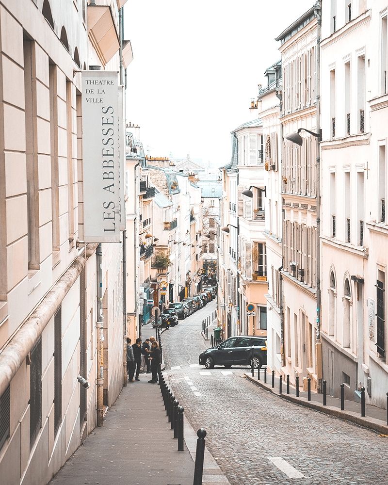 Pretty Street in Paris art print by Leah Straatsma for $57.95 CAD