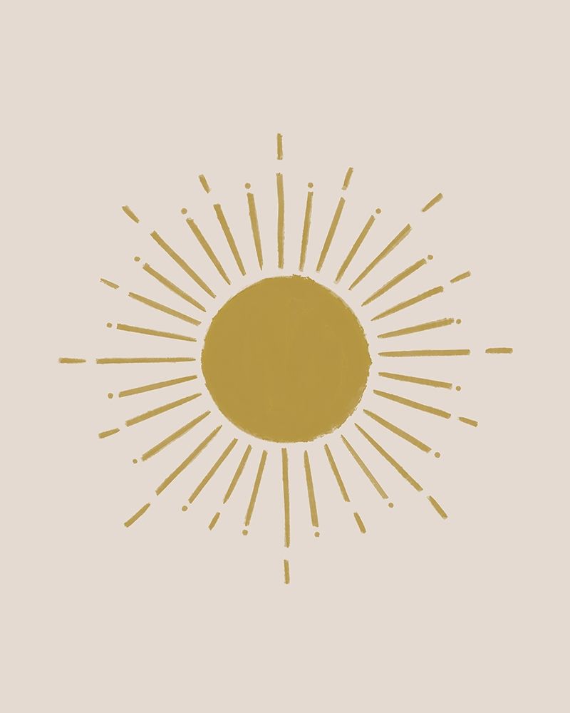 Sunburst art print by Leah Straatsma for $57.95 CAD