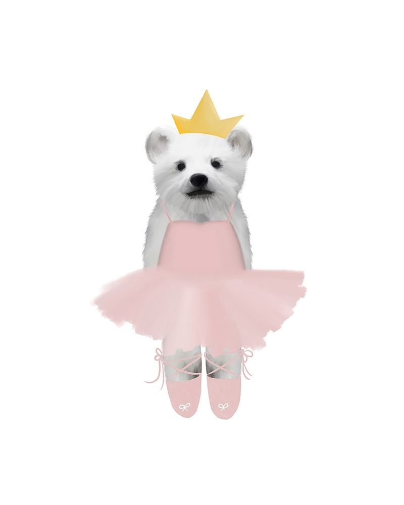 Full Ballet Baby Polar Bear art print by Leah Straatsma for $57.95 CAD