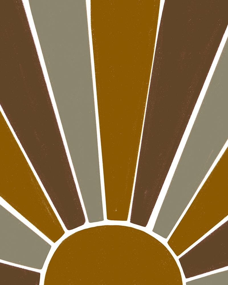 Earthen Tone Sun Rays art print by Leah Straatsma for $57.95 CAD
