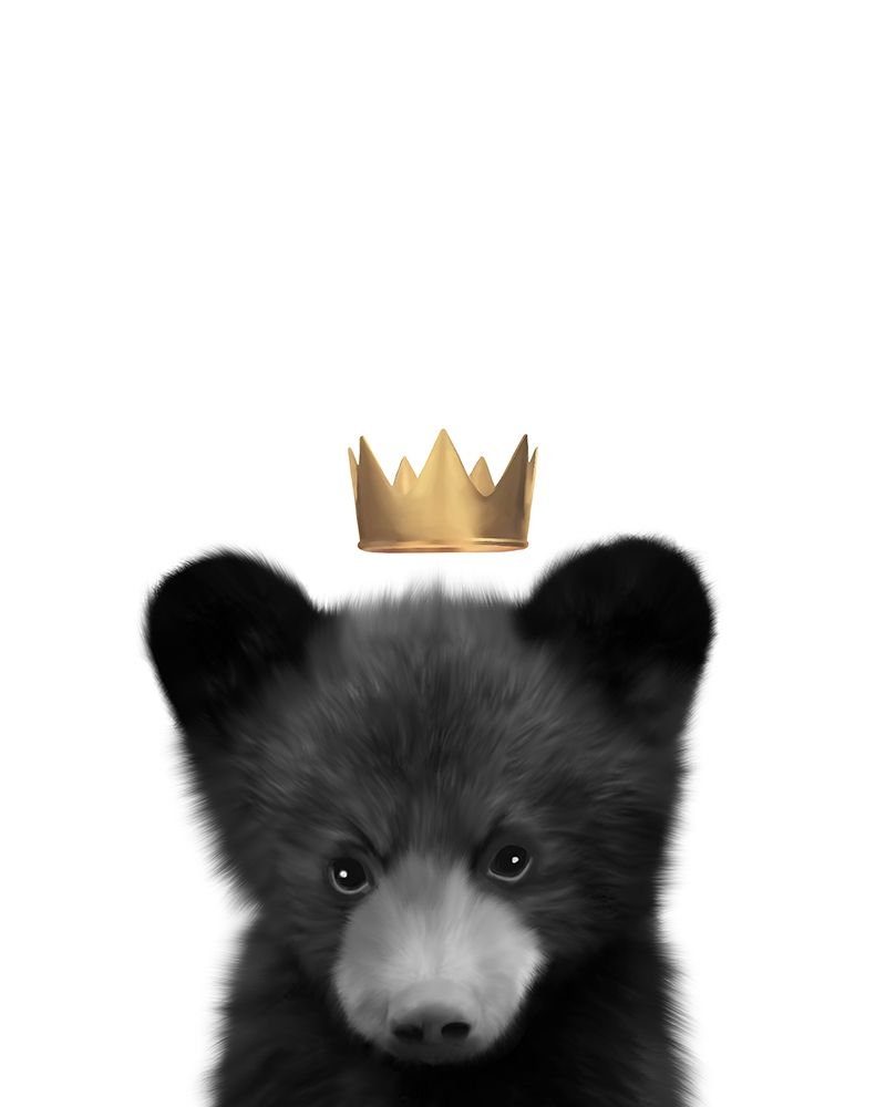 Crown Black Bear art print by Leah Straatsma for $57.95 CAD