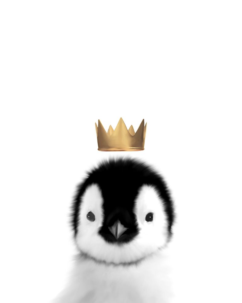 Crown Penguin art print by Leah Straatsma for $57.95 CAD