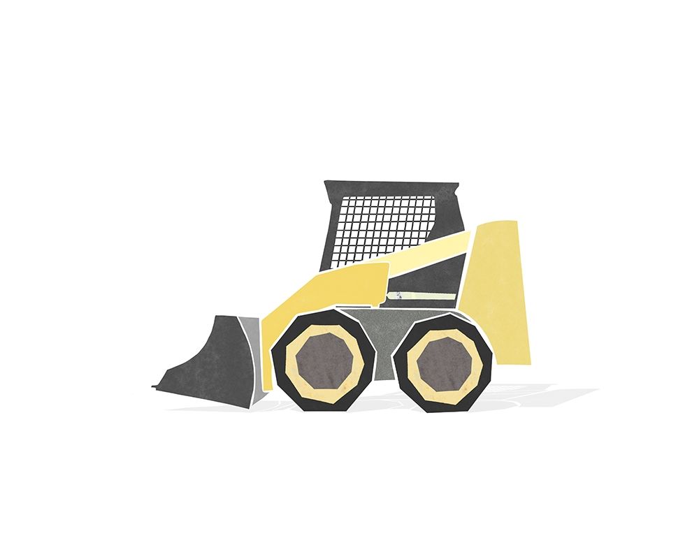 Construction Loader Yellow art print by Leah Straatsma for $57.95 CAD
