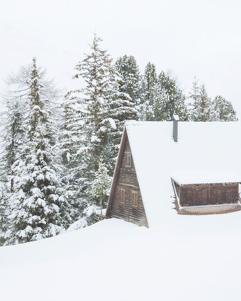 Winter Cabin 2 art print by Leah Straatsma for $57.95 CAD