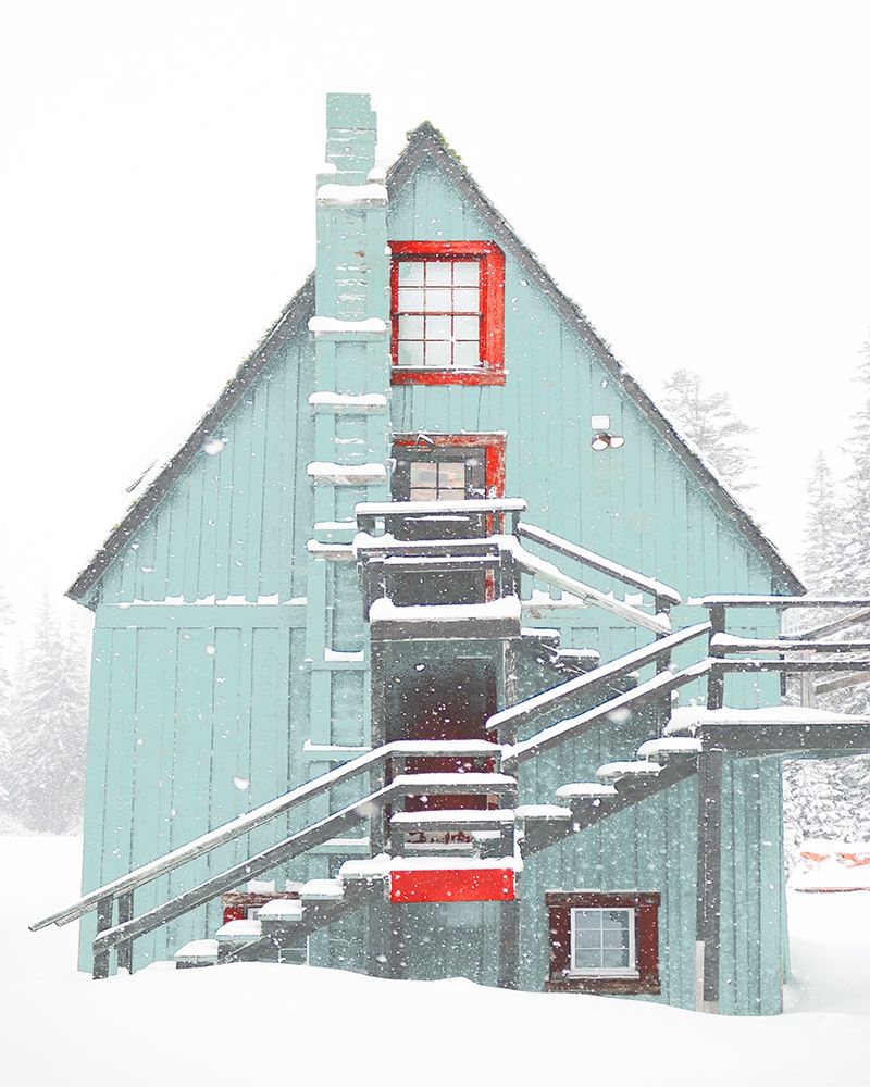 Christmas Cabin art print by Leah Straatsma for $57.95 CAD
