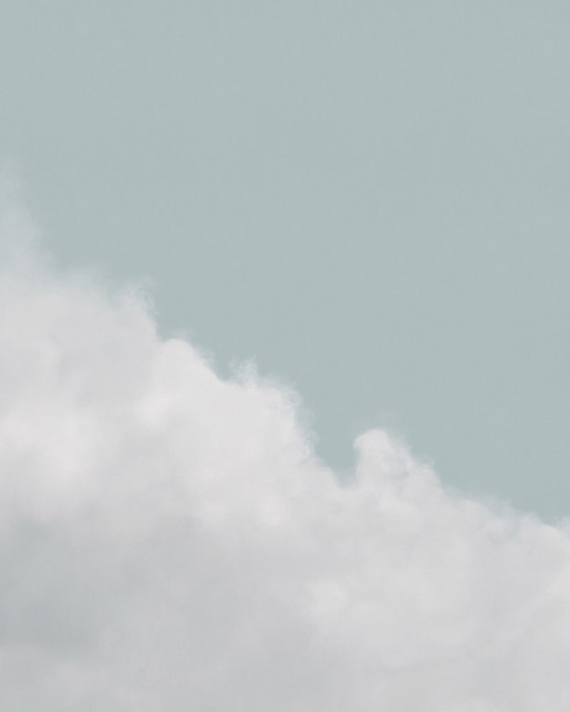 Mint Sky and Clouds art print by Leah Straatsma for $57.95 CAD