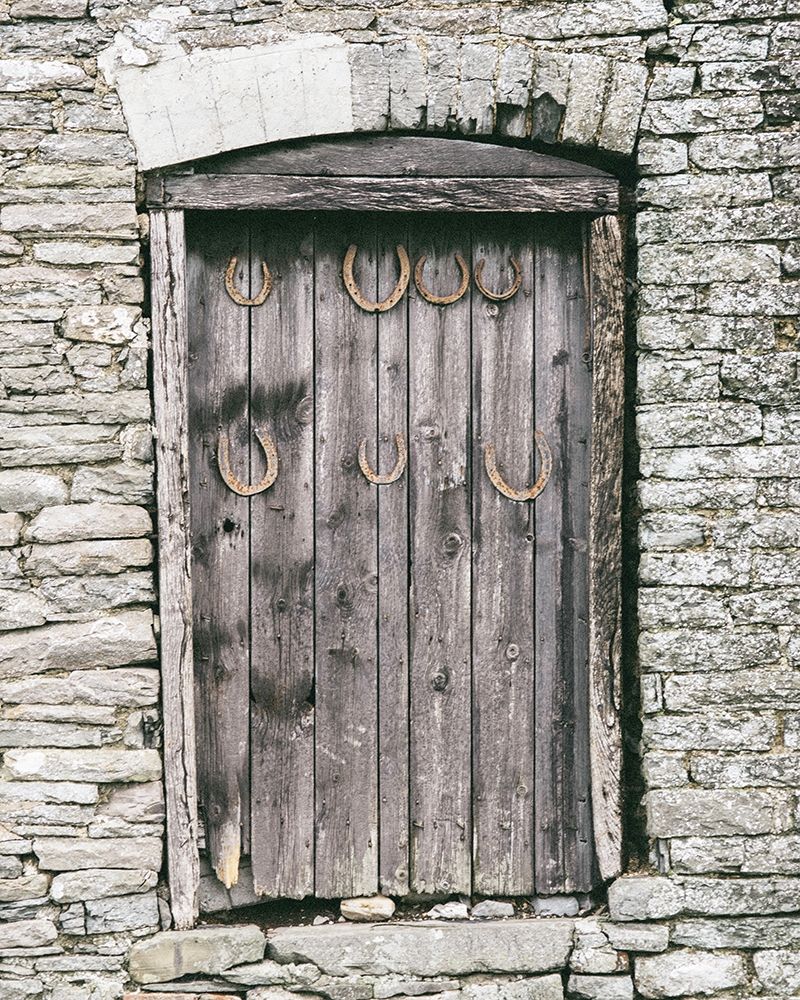 Horseshoes on Barn Door art print by Leah Straatsma for $57.95 CAD