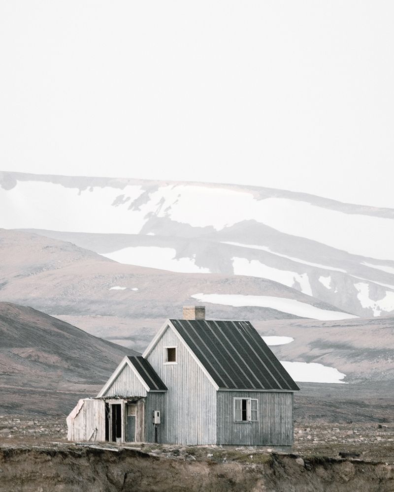 Minimalist House Landscape art print by Leah Straatsma for $57.95 CAD