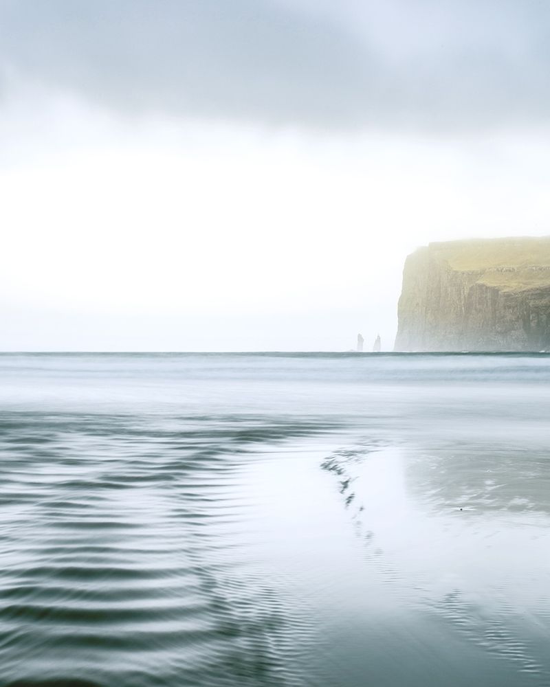 Rugged Landscape with Tide and Cliffs art print by Leah Straatsma for $57.95 CAD