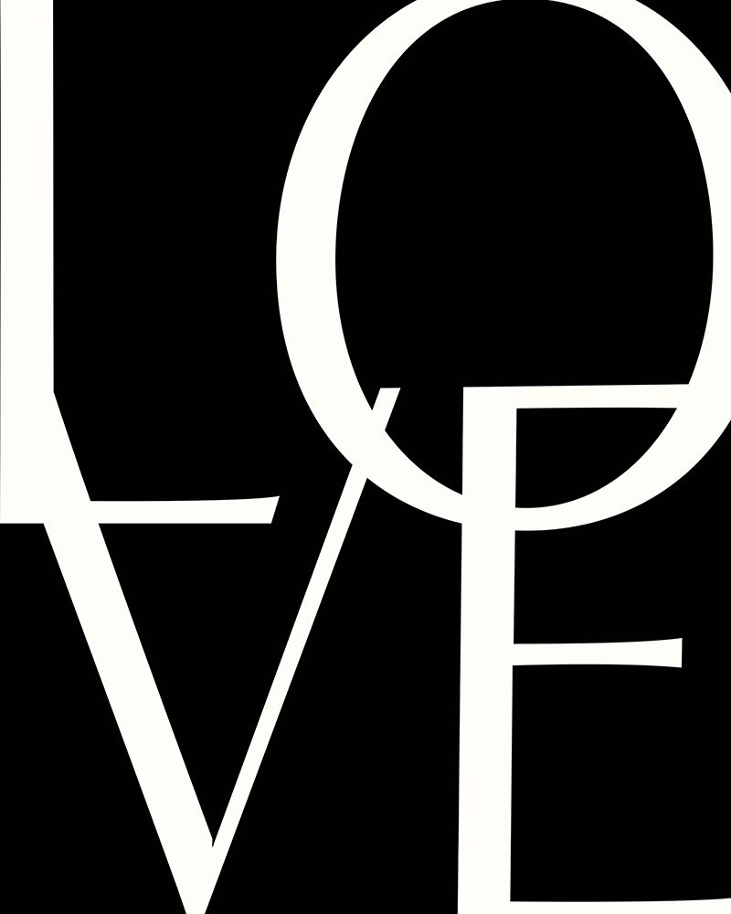 BandW LOVE art print by Leah Straatsma for $57.95 CAD
