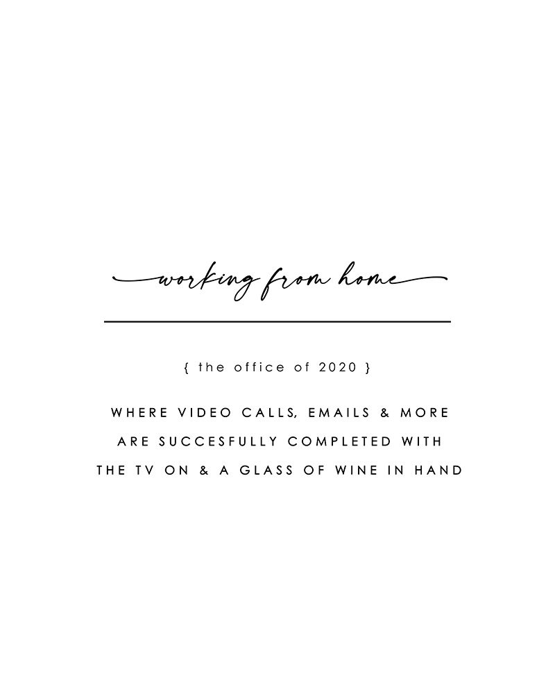 Working from Home art print by Leah Straatsma for $57.95 CAD