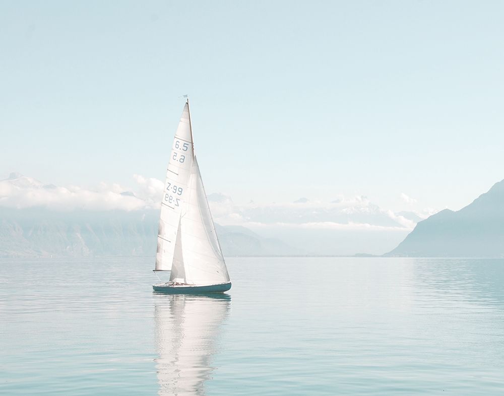 Sailboat art print by Leah Straatsma for $57.95 CAD