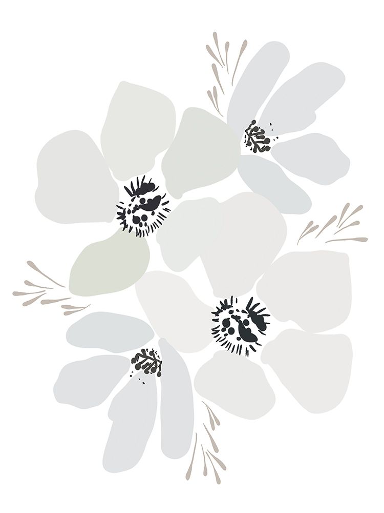 Abstract Florals art print by Leah Straatsma for $57.95 CAD