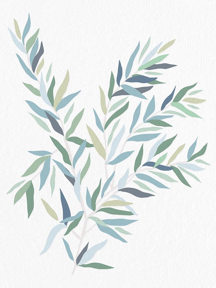 Jaded Leaves art print by Leah Straatsma for $57.95 CAD