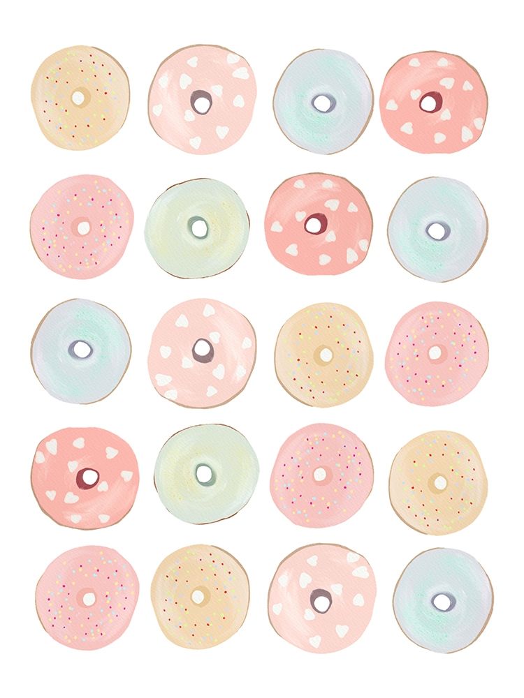 Delicious Donuts 2 art print by Leah Straatsma for $57.95 CAD
