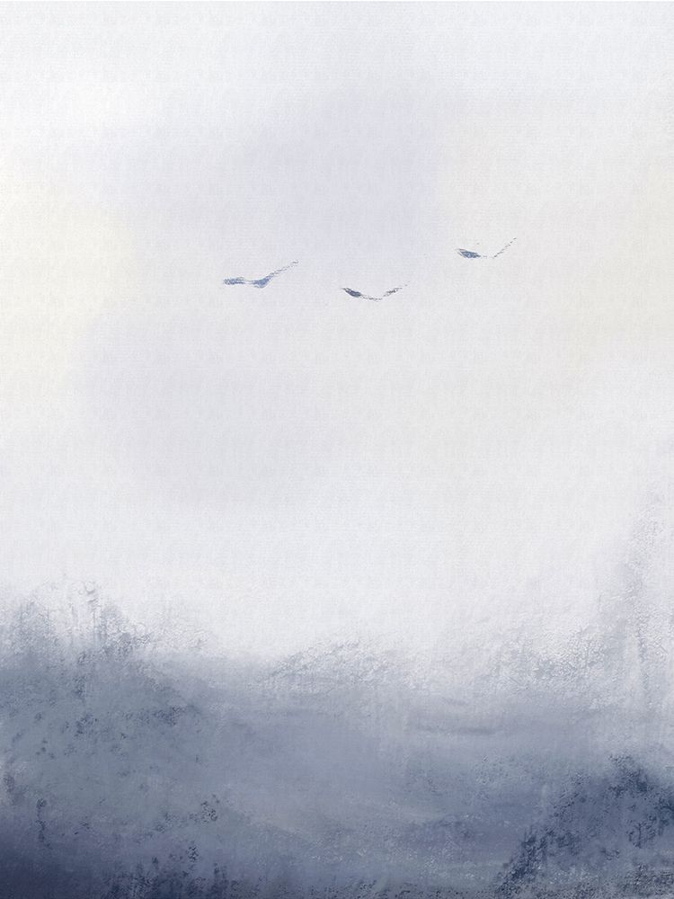 Birds Ocean Storm 2 art print by Leah Straatsma for $57.95 CAD