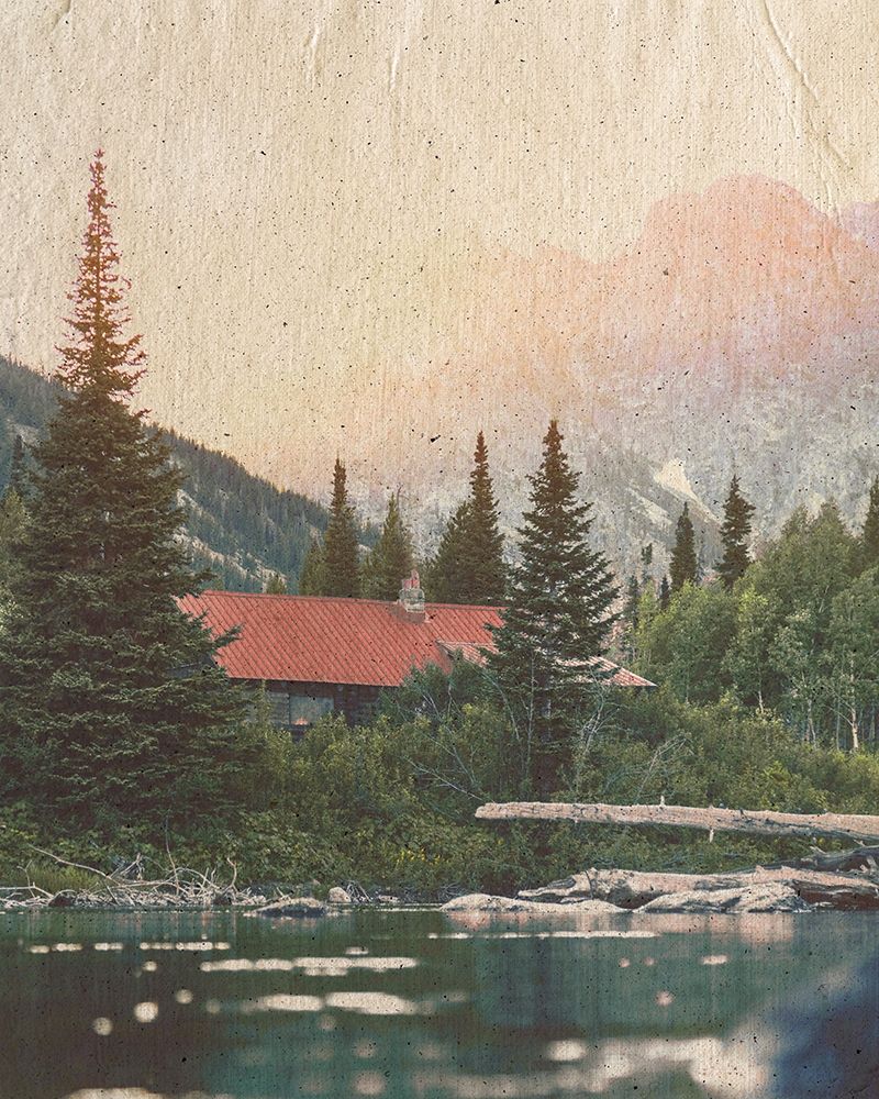 Cabin Scene art print by Leah Straatsma for $57.95 CAD