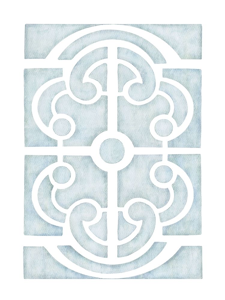Blue Parterre art print by Leah Straatsma for $57.95 CAD