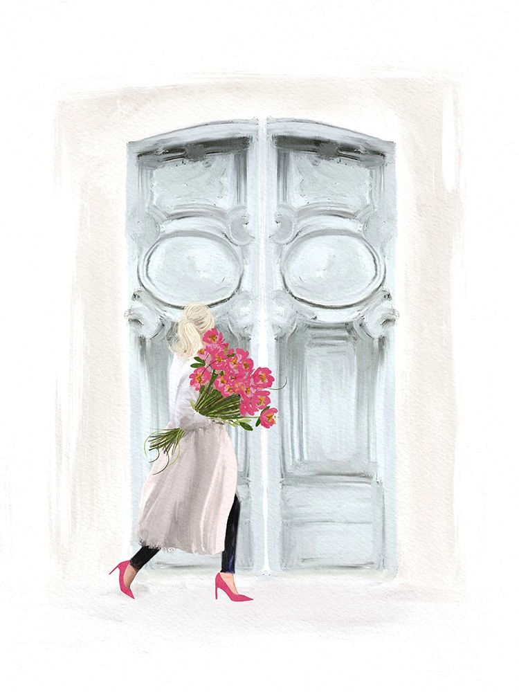 Morning Walk in Belle Paris art print by Leah Straatsma for $57.95 CAD