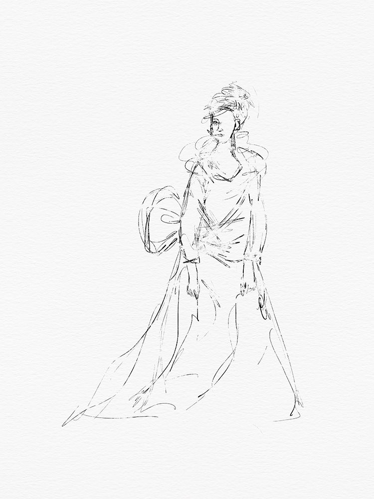 Victorian Lady With Bow art print by Leah Straatsma for $57.95 CAD