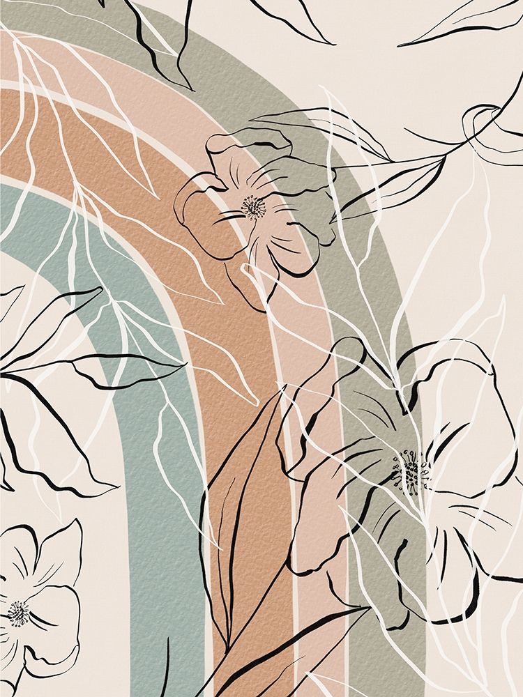 Botanical Rainbow art print by Leah Straatsma for $57.95 CAD