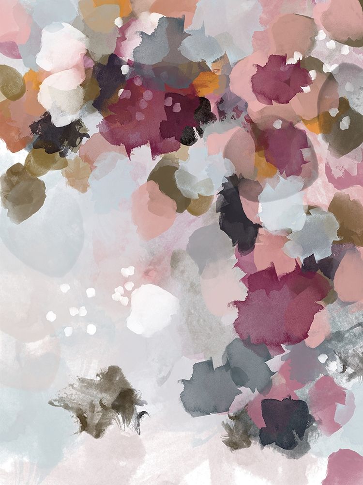 Fall Leaves Watercolor Abstract art print by Leah Straatsma for $57.95 CAD