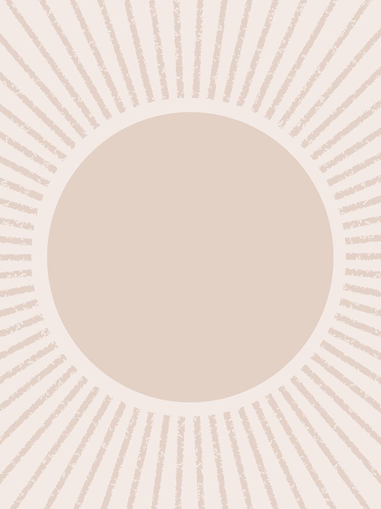 Peach Sunburst art print by Leah Straatsma for $57.95 CAD