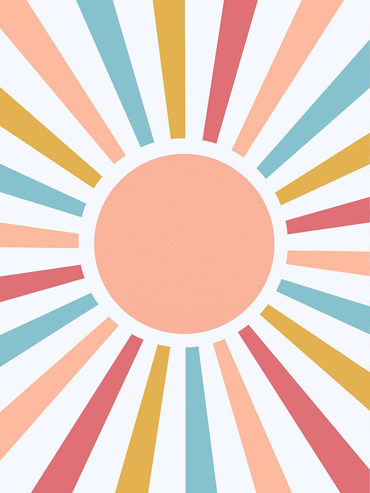 Retro Rainbow Bright art print by Leah Straatsma for $57.95 CAD