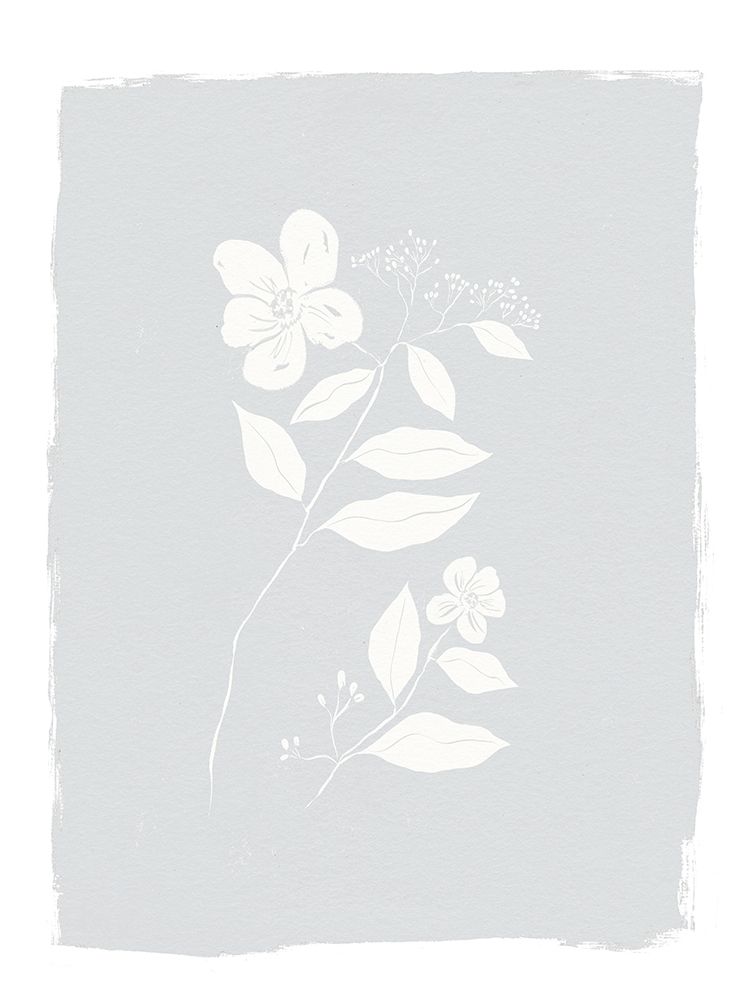 Blue Floral 2 art print by Leah Straatsma for $57.95 CAD