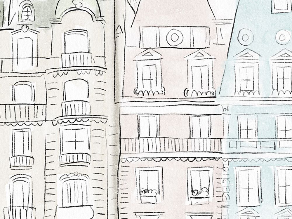 Pastel Paris art print by Leah Straatsma for $57.95 CAD