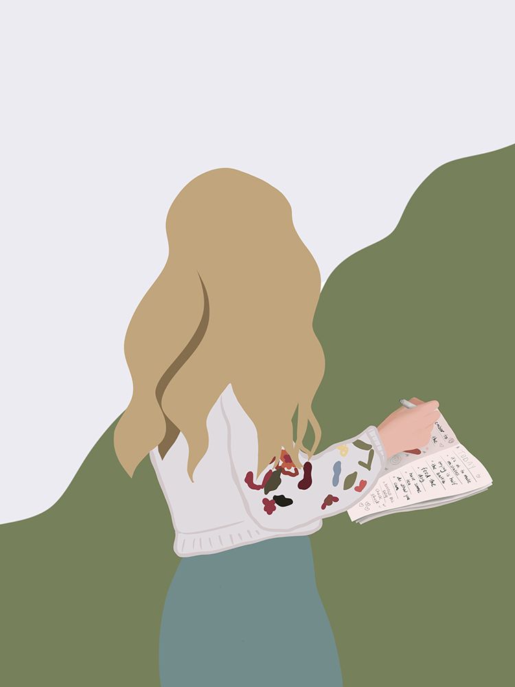 Journal Girl art print by Leah Straatsma for $57.95 CAD