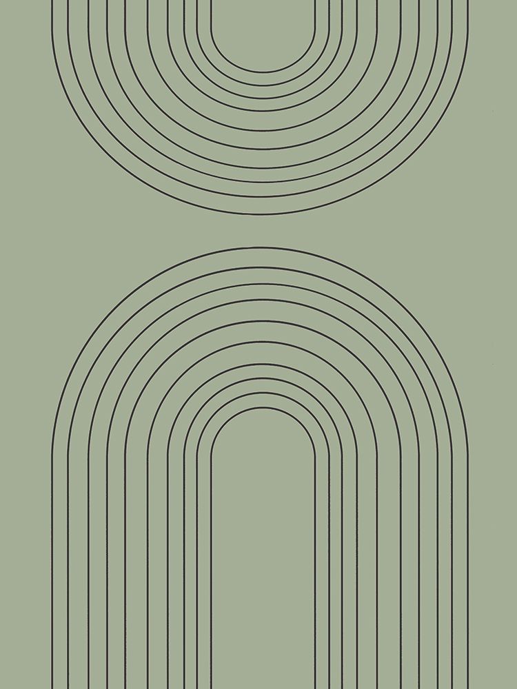 Abstract Rainbow Reseda art print by Leah Straatsma for $57.95 CAD