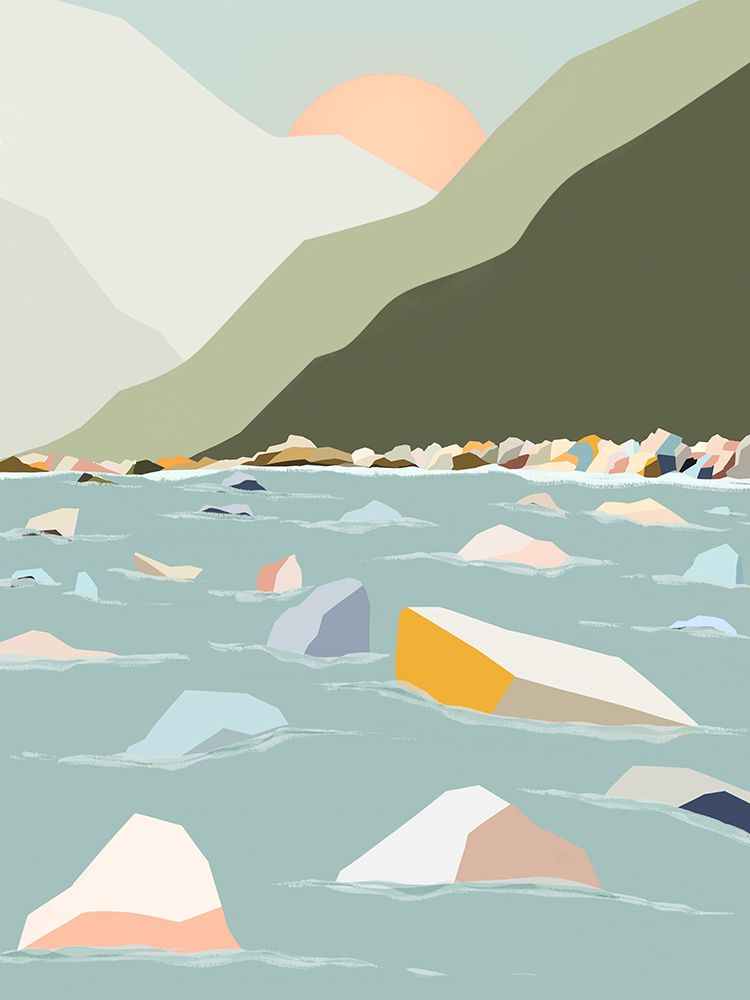 Rock Shore art print by Leah Straatsma for $57.95 CAD